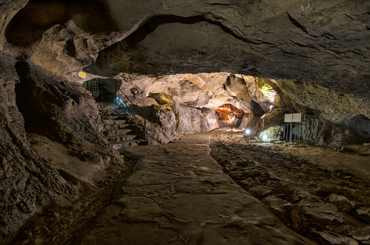 A part of Bacho Kiro cave