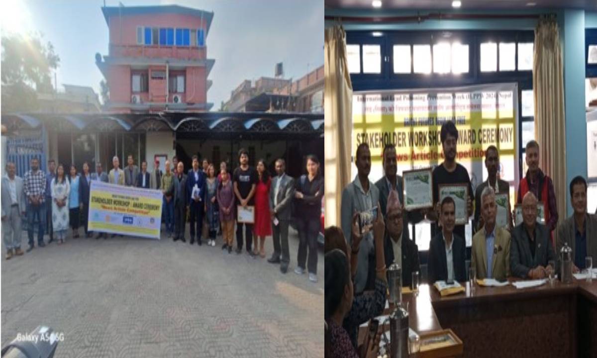 KATHMANDU, Oct 21: On the occasion of the 12th International Lead Poisoning Preventi...