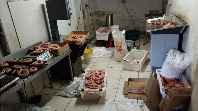 Meat factory busted in Mfuleni. Pic: Supplied