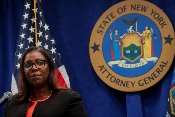 New York State Attorney General Letitia James